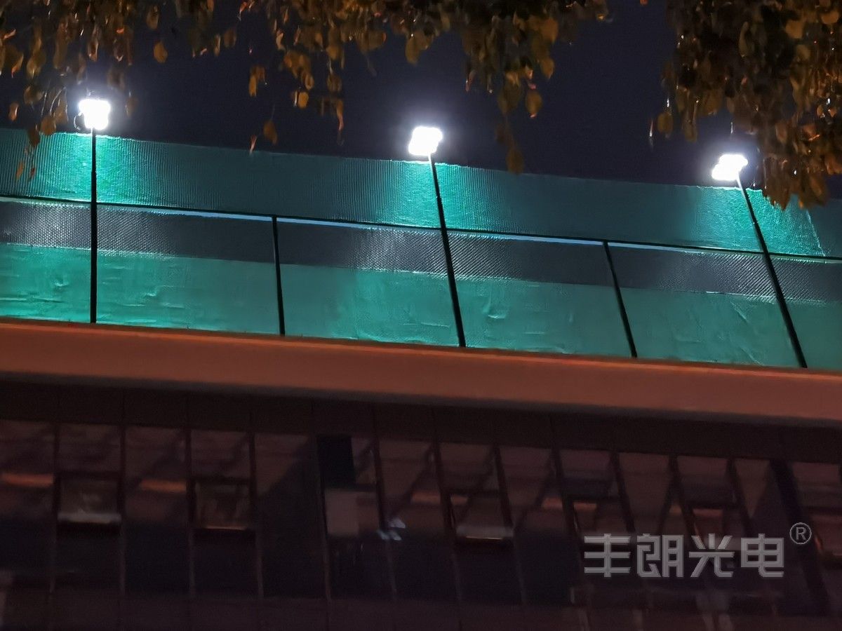 案例圖片，網球場照明工程案例-豐朗光電
