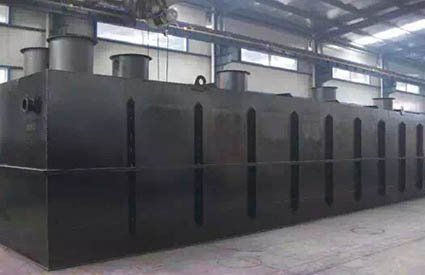 東營人民醫院污水處理設備,每天處理60方污水,國家1級B排放標準